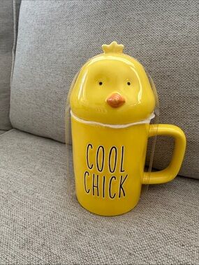 NWT B Harbor Collection Easter Lidded Mug “Cool Chick”